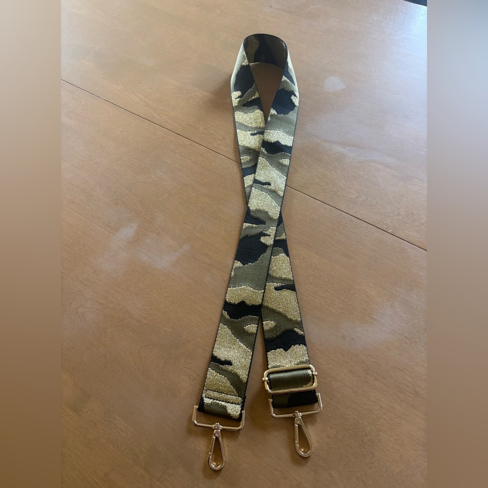 Camo Adjustable Purse Strap Replacement Crossbody Bag Strap Gold Hardware